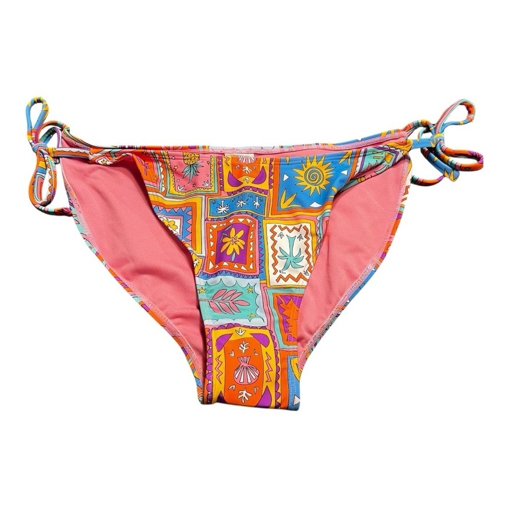 ❤️3/$15 NWT Wild Fable Multicolor Low Rise Bikini Bottom Size L